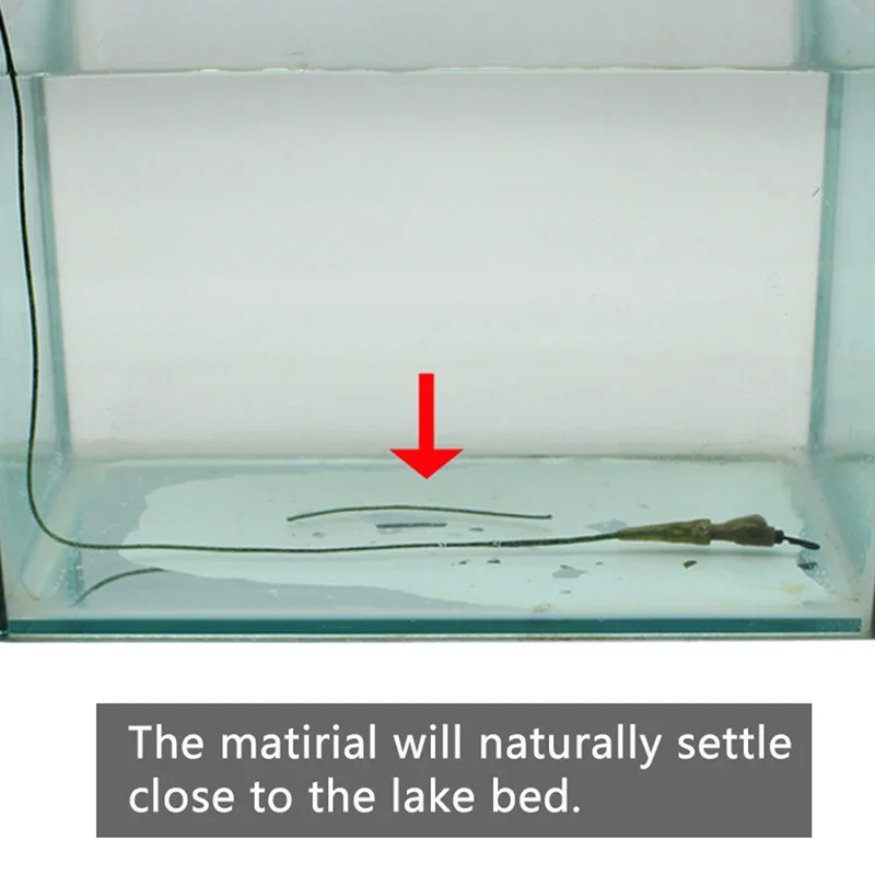 Kit de accesorios de pesca de carpa de 100cm, funda antienredos, giratorios QC que se hunden, líder libre de plomo para aparejo de helicópteros, aparejos terminales - imagen 5