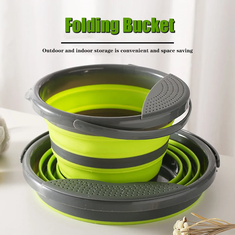 Cubo de limpieza portátil, bañera de agua plegable, ahorro de espacio, olla de agua al aire libre para el hogar, lavado de coches - imagen 4