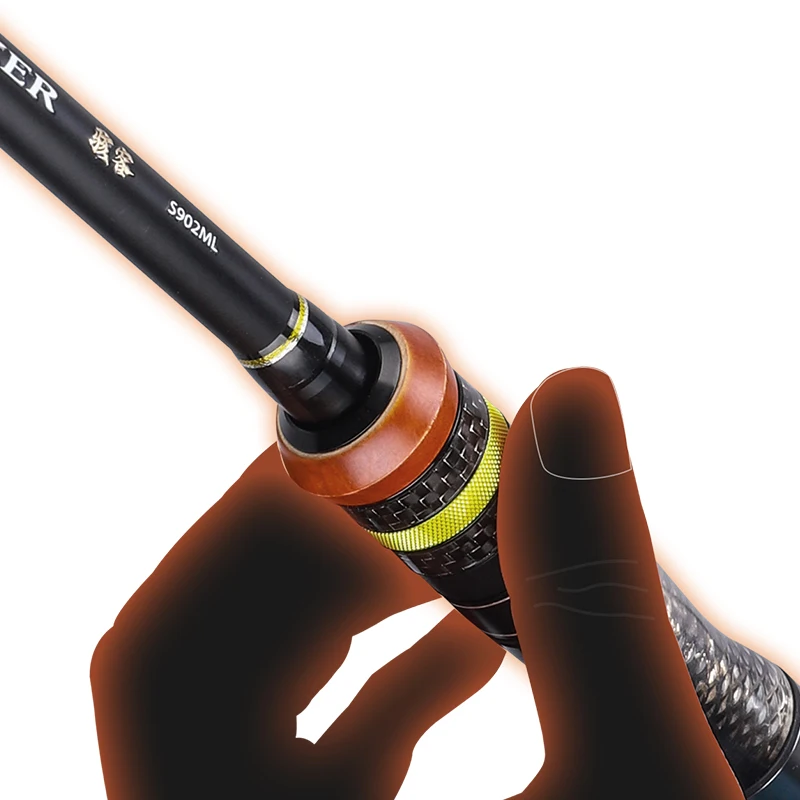 Histar Hacker Caña Fibra de Carbono con Guías Fuji – Combo Carrete