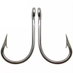 50 Uds 7691 anzuelos de pesca de atún grandes y gruesos afilados de acero inoxidable tamaño 3/0 4/0 5/0 6/0 7/0 8/0 9/0 10/0 11/0 12/0 13/0