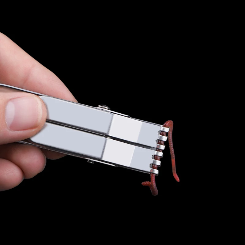 Accesorios prácticos de pesca, gancho de cebo vivo, Clip de acero inoxidable de alta calidad - imagen 5