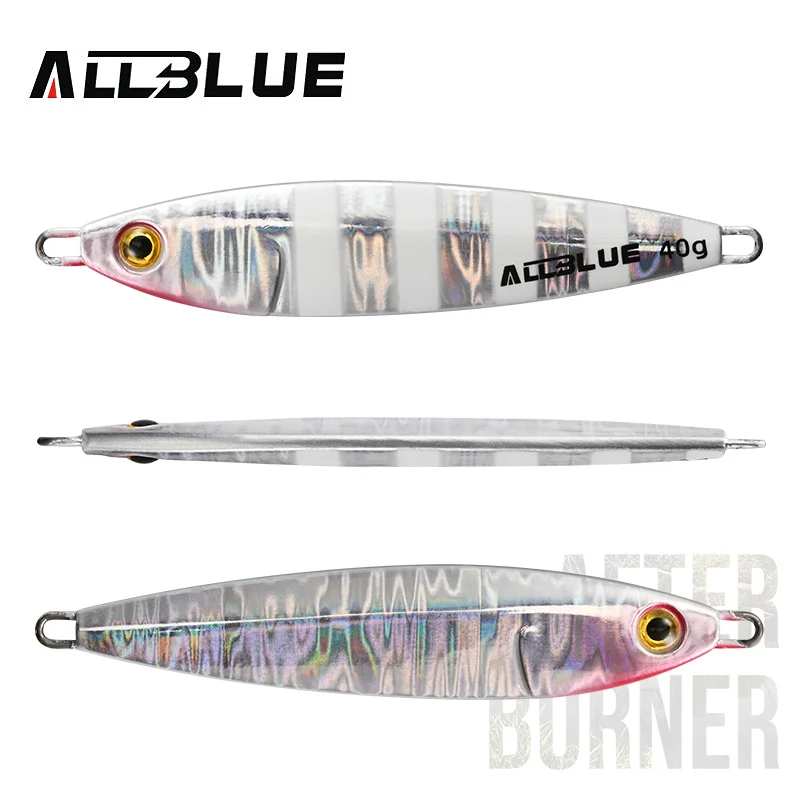 Quemador de arco de ALLBLUE, 20g, 30g, 40g, 60g, plantilla de Metal, cuchara de Jigging fundida, señuelo de pesca en la costa, cebo Artificial de lubina de agua salada - imagen 3