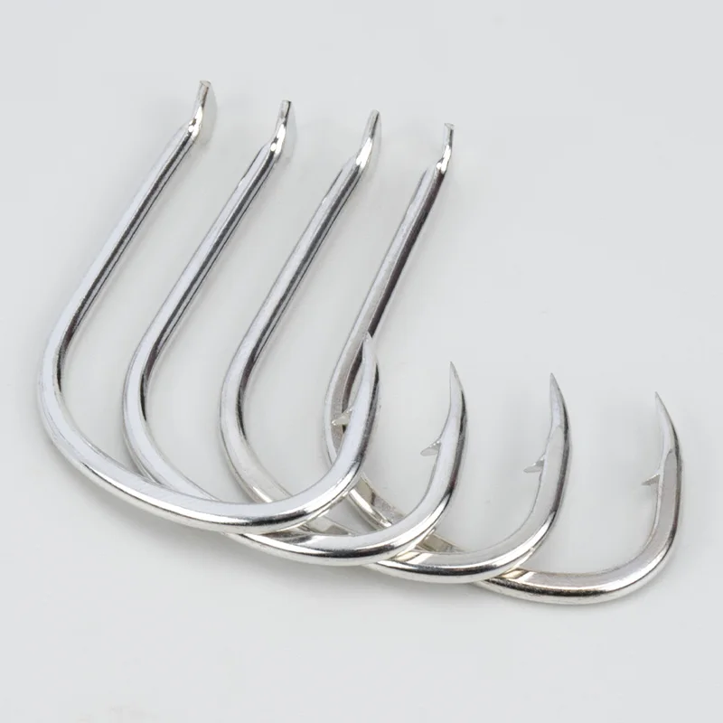 OBSESSION AS08 10 unids/bolsa PIKE anzuelos de pesca individuales de acero al carbono para agua salada 1 #   1/0 2/0 3/0 4/0 Gancho de asistencia de jigging súper ligero - imagen 5