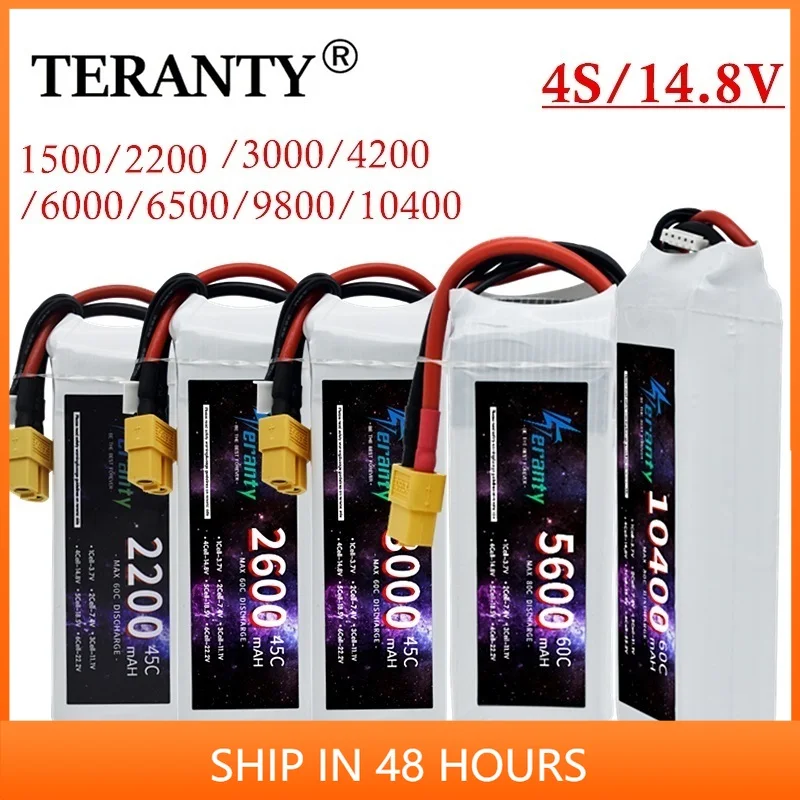 Batería LiPo RC 14,8V 4S para coche y drone