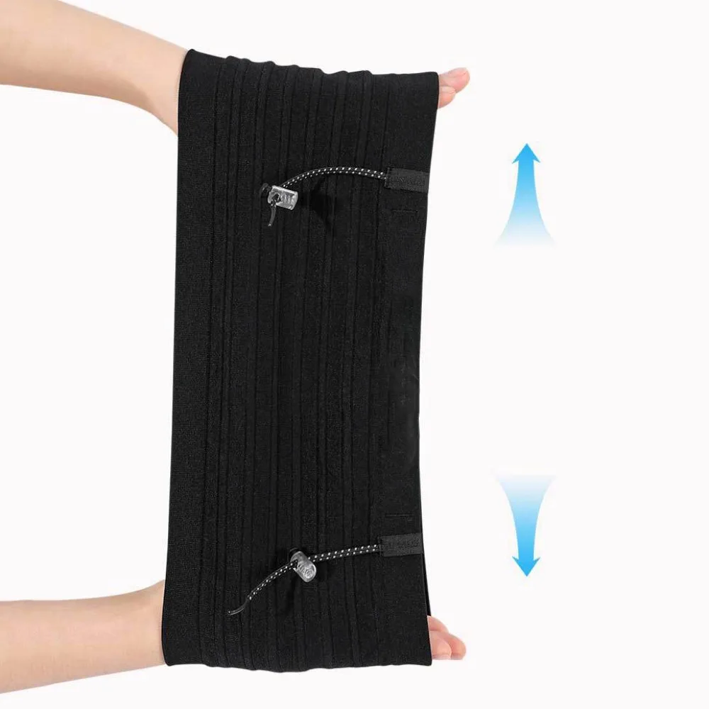 Bolsa de gimnasio con cinturón para correr, riñonera Invisible delgada de gran capacidad para correr maratón, bolsa fina multifunción para teléfono deportivo para hombres y mujeres - imagen 3