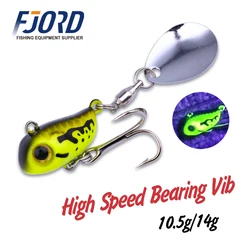 FJORD 10,5g 14g cebo giratorio VIB señuelo de pesca rodamiento de alta velocidad Swimbait agua dulce agua salada efecto UV cebos artificiales artículos