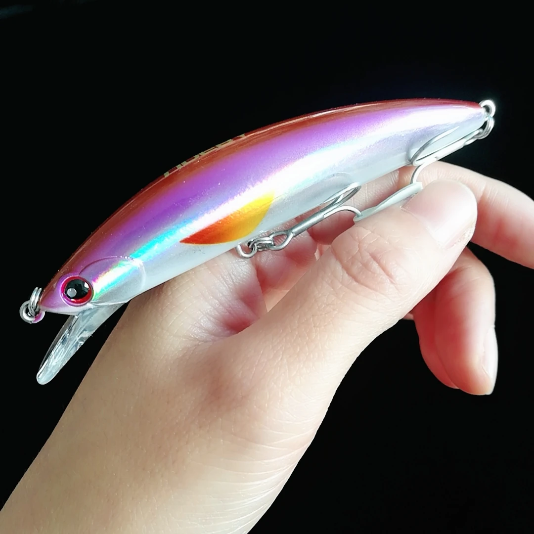 NOEBY-Señuelos de Pesca de agua salada, cebos duros de fundición larga para pececillos, 90mm, 29g, trucha, Lucio, río, lago, Jerkbait, 4 piezas - imagen 5