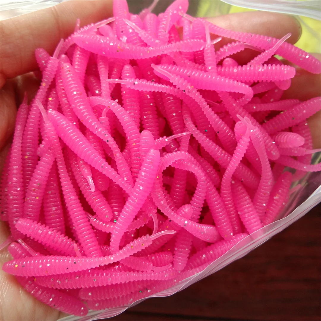 Swolfy-señuelo de Pesca de plástico suave 150 piezas, 40mm, Micro cola, Jerking, natación, tiro, sábalo, cebo para agua dulce y salada - imagen 5