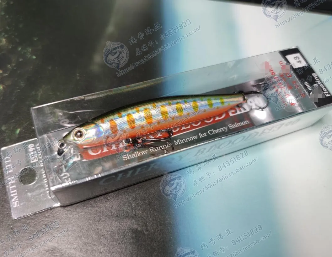 Cebo de cola Cocked de trucha de transferencia por gravedad, Minoan de agua flotante, importado, japonés Smith SR90, 9,4g - imagen 2