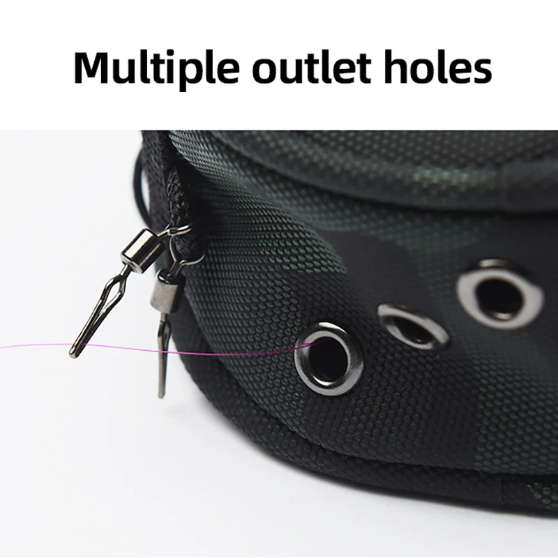 Bolsa táctica MOLLE de pesca – Organizador con soporte para alicates
