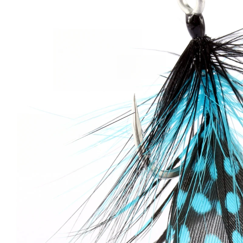 Anzuelos de pesca de asistencia única BKK Feathered 8002-CP - imagen 4