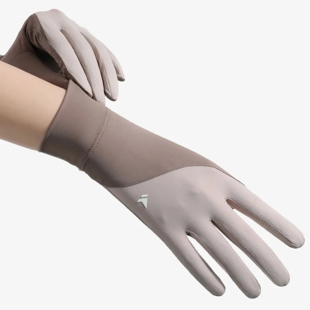 Guantes de ciclismo antideslizantes con pantalla táctil y Anti-UV