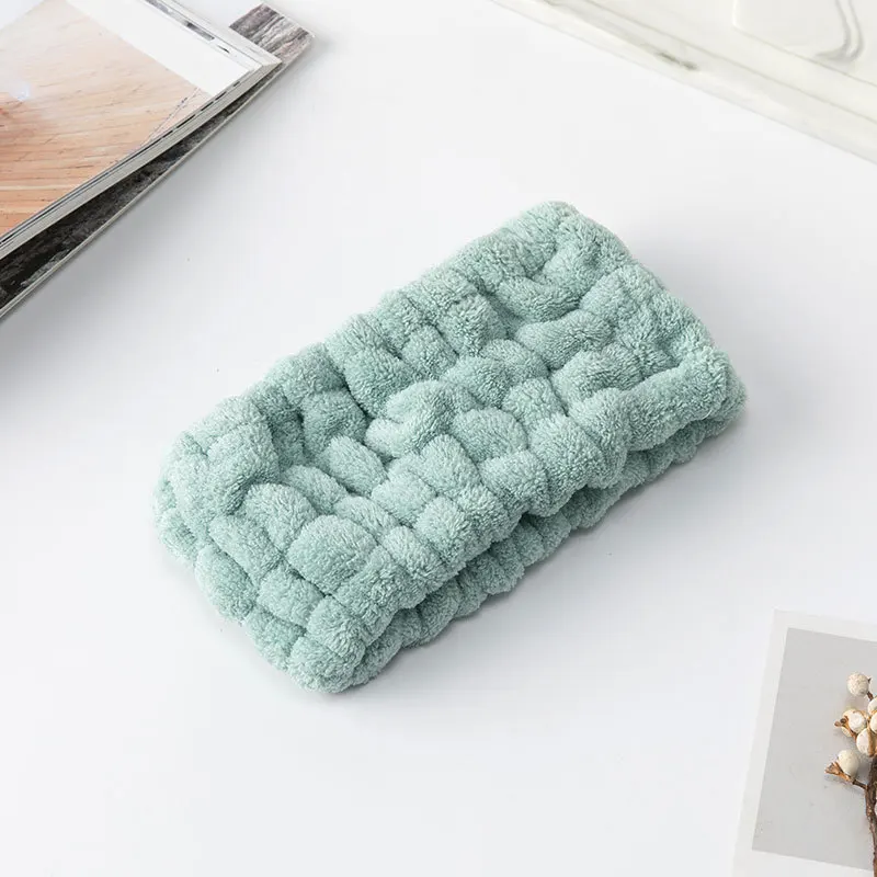 3pcs/Set Women Coral Fleece Hair Bands Cuff Waterproof Bands Absorbent Wristbands Wash Face Headbands Head Band Hair Accessories - imagen 5