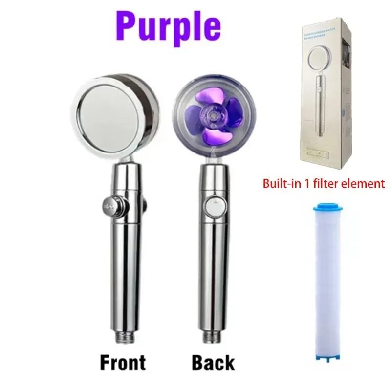 purple shower head