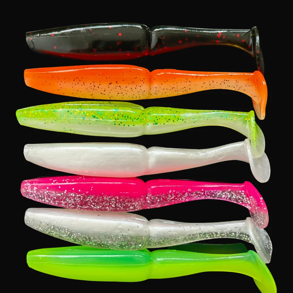 4 Uds 11cm 12g señuelo suave cebo Artificial Swimbait cebos de carpa Wobblers peces mosca océano LAKE aparejos de Pesca - imagen 2