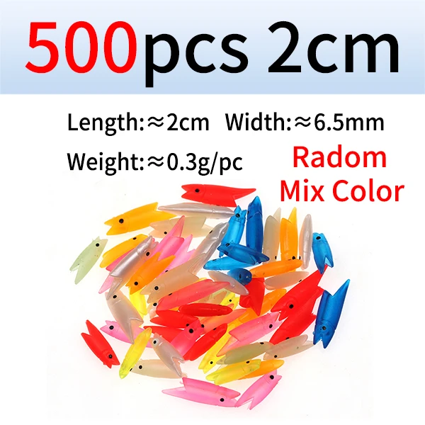 500pcs mix 2cm