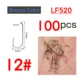100pcs 520 size 12