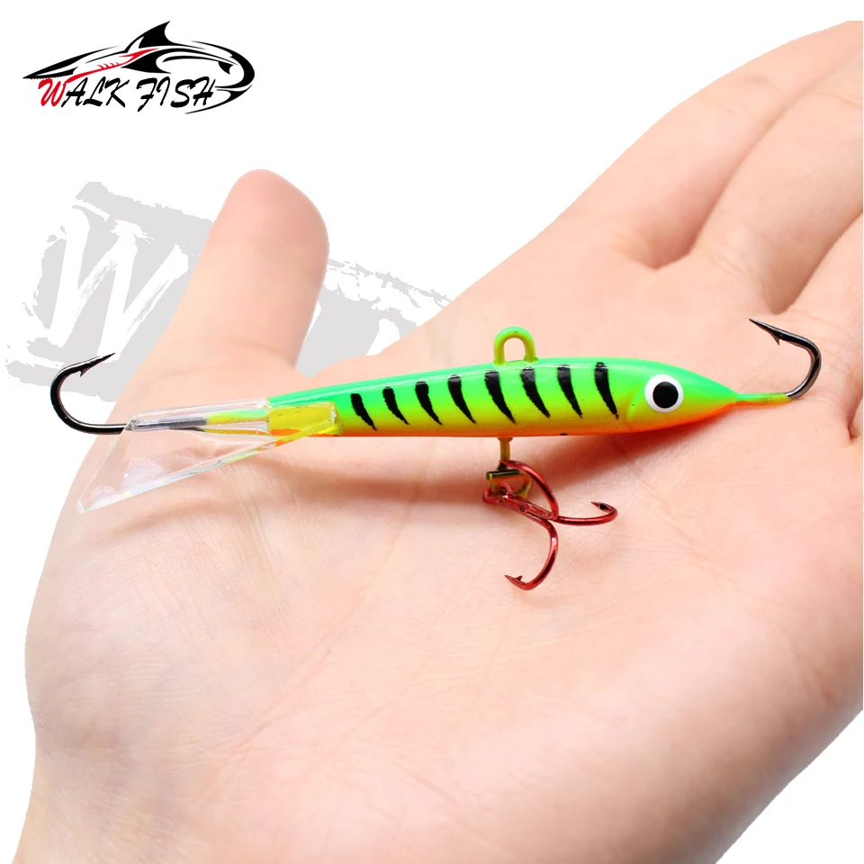 WALK FISH-señuelo de pesca Artificial, plantilla de hielo de invierno, 7,5g, 9g, 10,5g, 18g, cebo falso, equilibrador para pesca de carpa, perca de Lucio - imagen 3