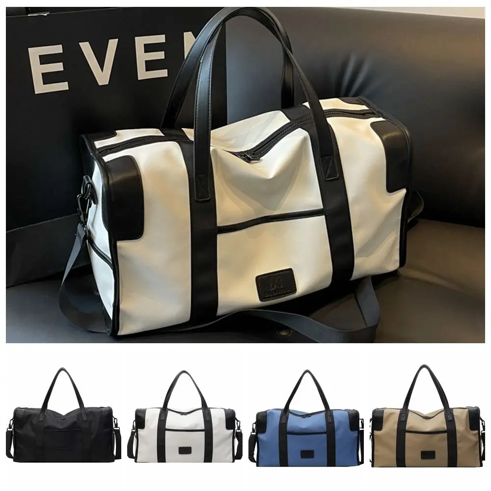 Bolsa de almacenamiento Bolsa deportiva con separación de ropa seca y húmeda Bolso de viaje duradero de gran capacidad Bolsa de ocio de nailon impermeable Viaje de fin de semana - imagen 3