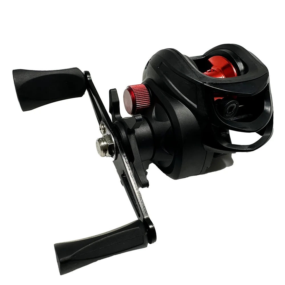 Carrete de pesca de tiro súper largo, carrete de Baitcaster para mano izquierda o derecha, rueda de Baitcasting, arrastre máximo de 8KG, bobina de pesca 19 + 1BB, nuevo - imagen 2