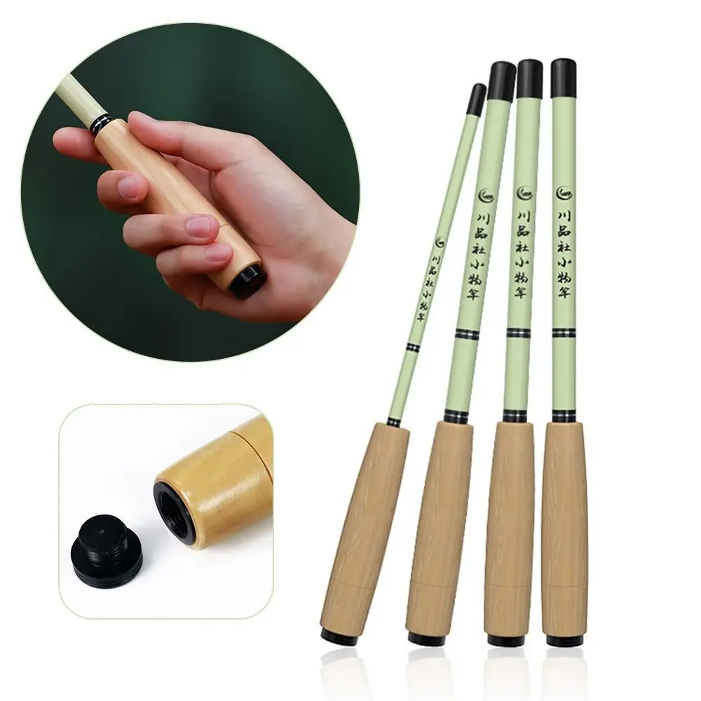 Caña de pescar ultracorta portátil de 1,2 M, 1,5 M, 1,8 M, 2,1 M, caña de pescar de carbono dura súper ligera, caña de pescar de fibra de carbono de 30cm - imagen 2