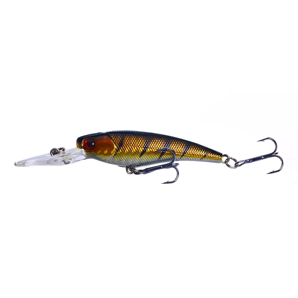 Minnow wobbler 9.5cm 8g hundimiento superficial lubina lucio - imagen 5
