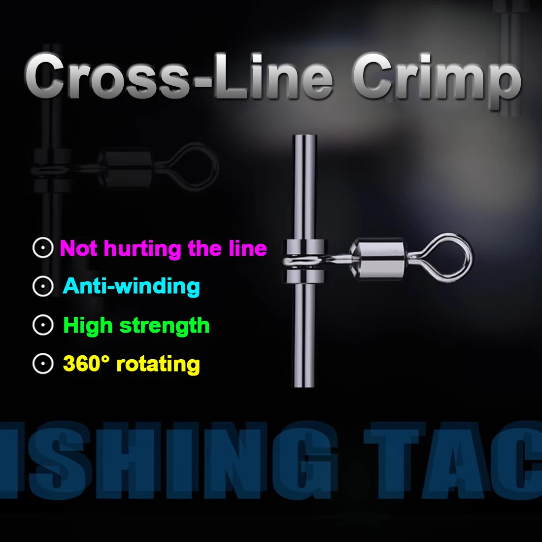 FishTrip-línea cruzada giratoria de acero inoxidable, 25 piezas, 3 vías, para aparejo de alta resistencia o aparejo de mar profundo - imagen 4