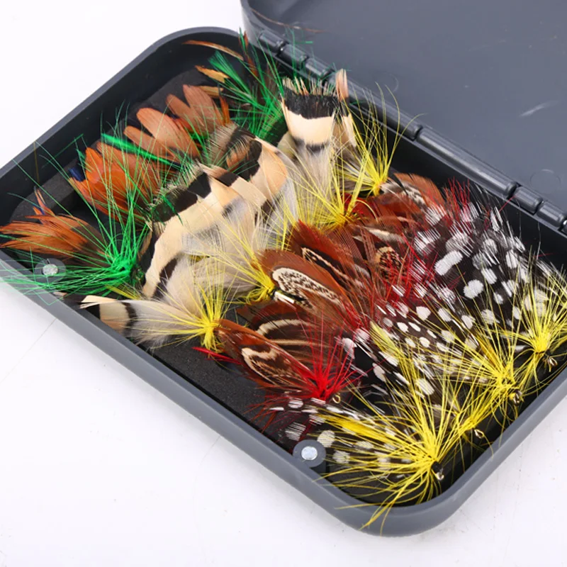WEIHE Anzuelos de pesca con mosca – Señuelos para arroyos - imagen 5