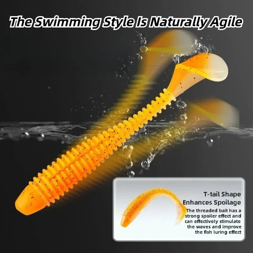 Plomos de inserción y vinilo cola en espiral para pesca - imagen 2
