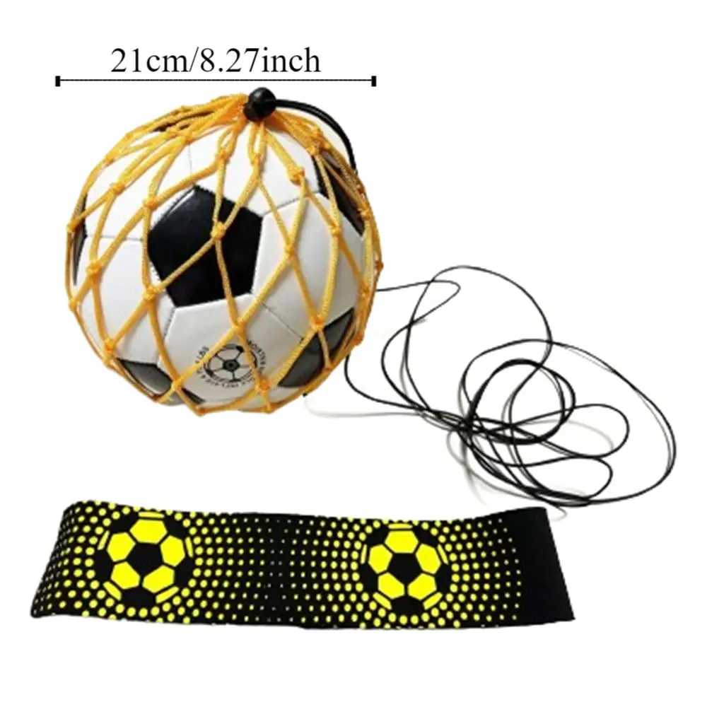 Cinturón elástico entrenamiento fútbol con bolsa de red para malabares - imagen 2