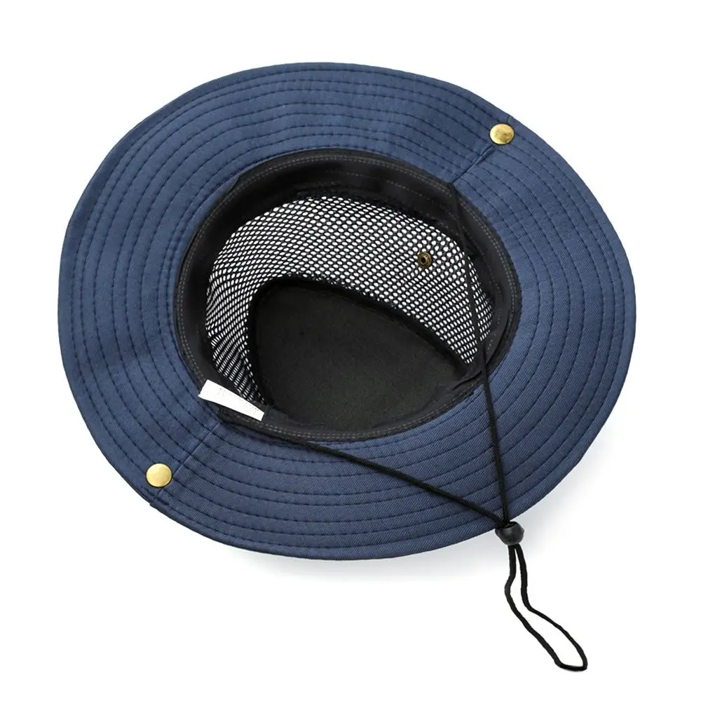 Sombrero de visera transpirable de camuflaje de malla para hombre y mujer, sombrero de cubo de protección solar, gorra de senderismo - imagen 5