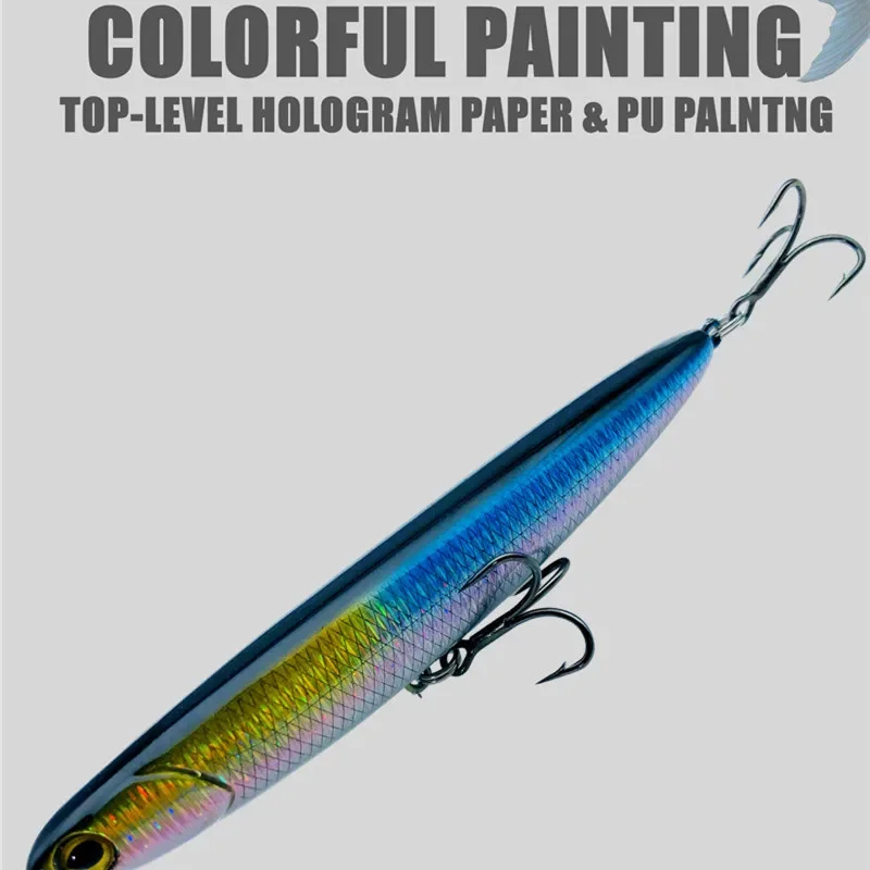 GREENSPIDER Stickbait superficie flotante – Señuelo lápiz para lubina - imagen 5