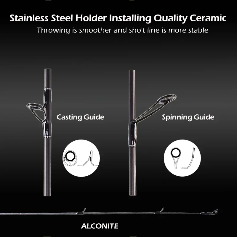 Mavllos Caña giratoria de pesca UL, señuelo 0,8-7g/1-10g 2-8lb 30T Toray carbono ultraligero cebo Fitness BFS caña de pescar - imagen 5