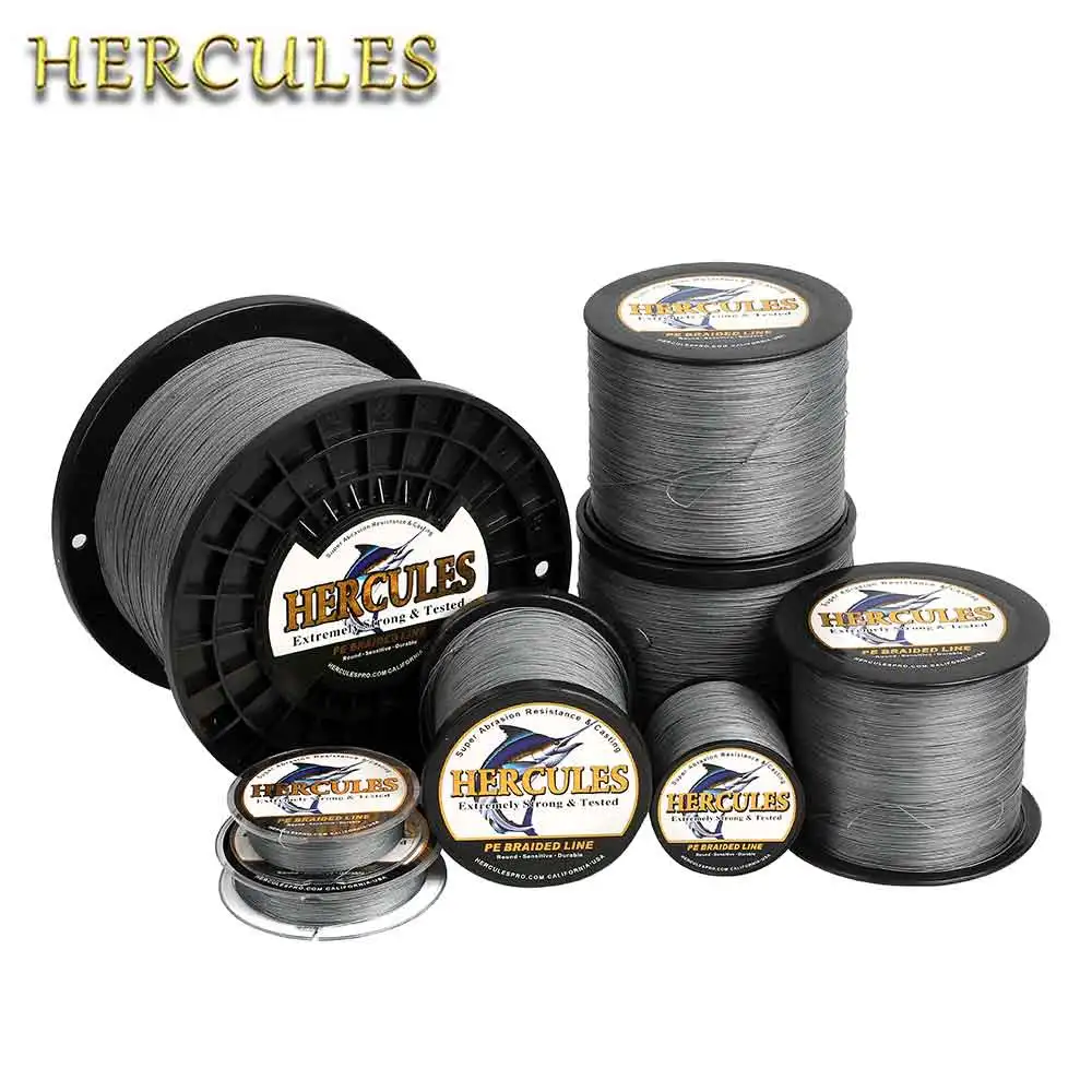 Hercules Línea Trenzada Gris para Agua Salada - imagen 4