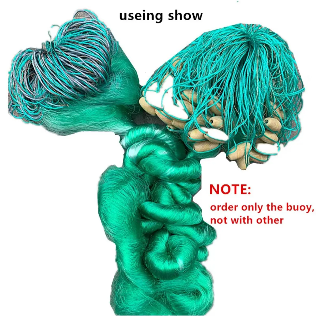 Boya De PE para red De Pesca, flotador ovalado para accesorios De red De pescado, cámara flotante De alta densidad, equipo De flotabilidad, accesorios De Rede De Pesca - imagen 4