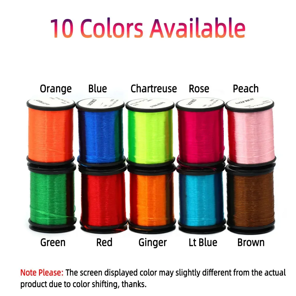 2 uds 300D hilo de alambre de alta luminosidad para atar moscas línea suave de alta resistencia serpentinas de ninfa lubina señuelo de pesca Jig Assist Hook Bait - imagen 4