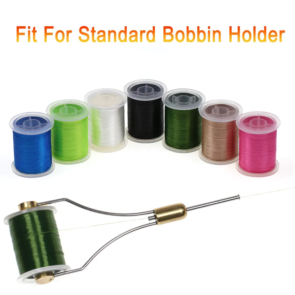 ICERIO-hilo fino de alta resistencia 50D para atar moscas, Material suave y ligero encerado, hilo fuerte para atar moscas húmedas y secas de Ninfa, 220 yardas - imagen 5