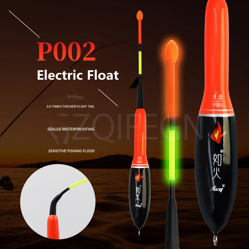 Flotador Pesca Luminoso ZYZHE Sea Rock – Paulownia Antirrotura Deriva - imagen 2