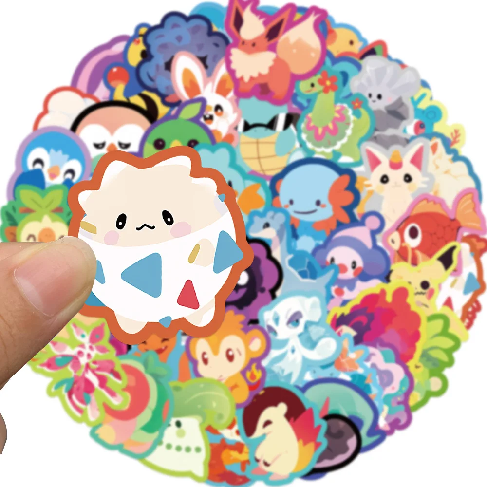 50 Uds. De pegatinas de grafiti de dibujos animados, bricolaje, teléfono, guitarra, portátil, maleta, taza, pegatina impermeable, juguete para niños - imagen 5