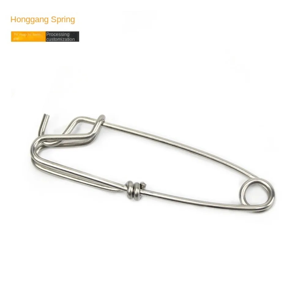 Clip giratorio acero inoxidable para pesca – Anticorrosión - imagen 4