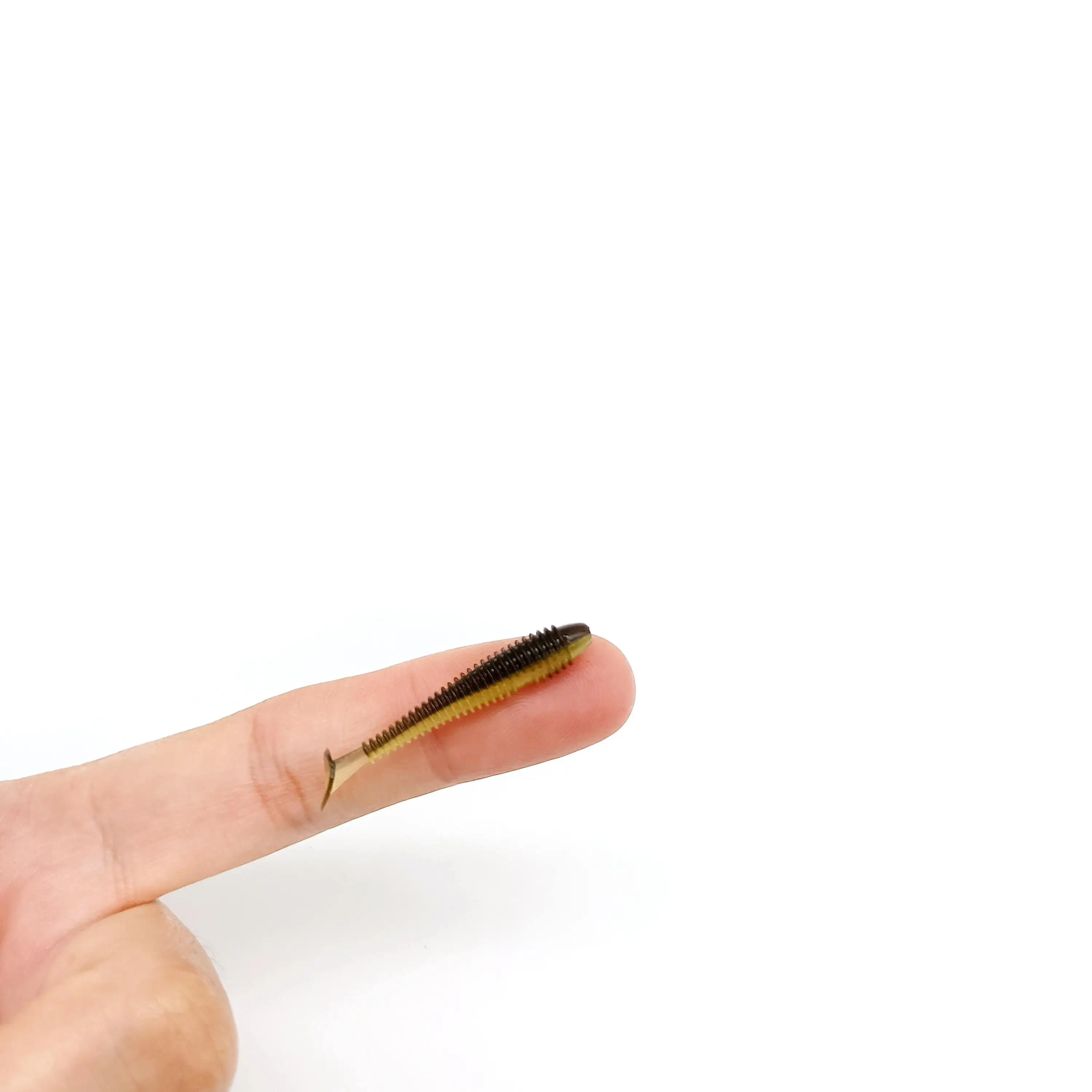 DUODUOYU-Mini señuelo de Pesca suave, 10 piezas, 0,37g/3,5 cm, pequeño Ttail, gusano, Wobbler Isca, carpa, cebo Artificial, aparejos de Pesca - imagen 2