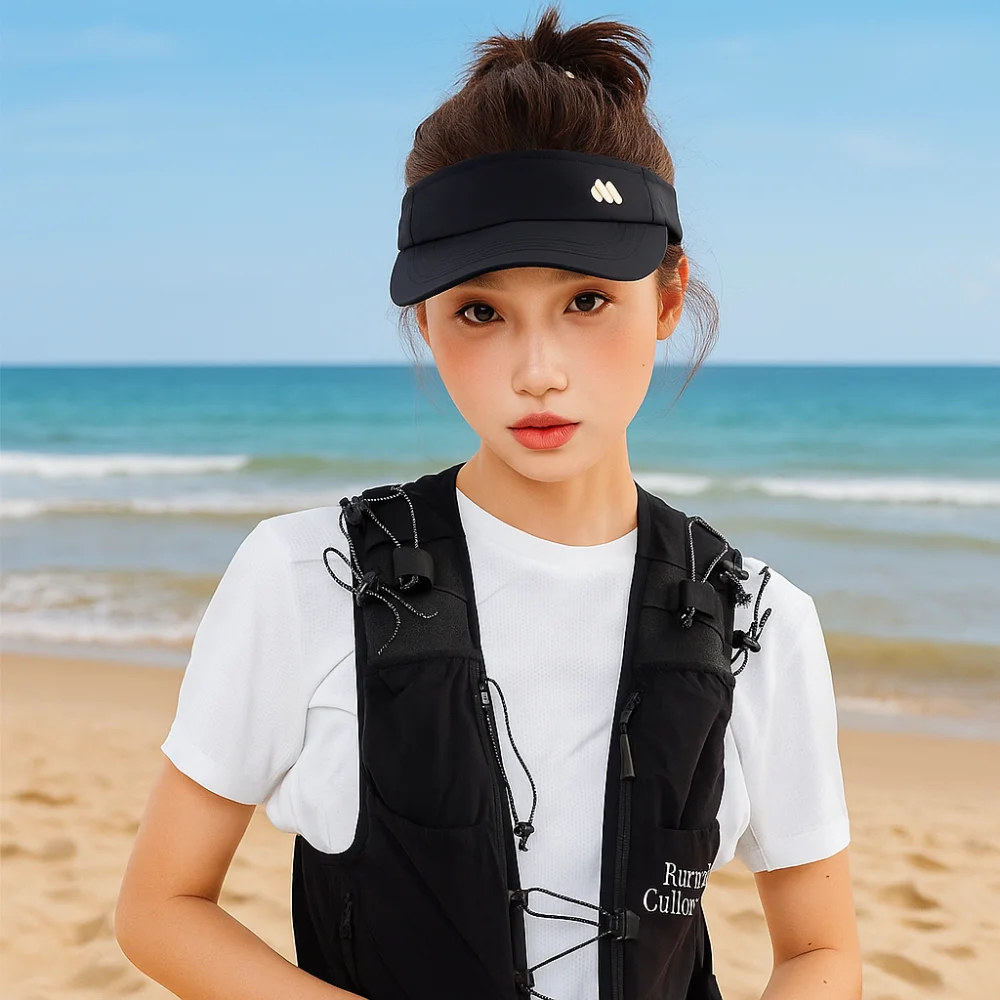 Sombrero de sol de Golf transpirable de verano protección UV protector solar ajustable sombrero de sol Casual Simple tenis sombrero correr deportes - imagen 4