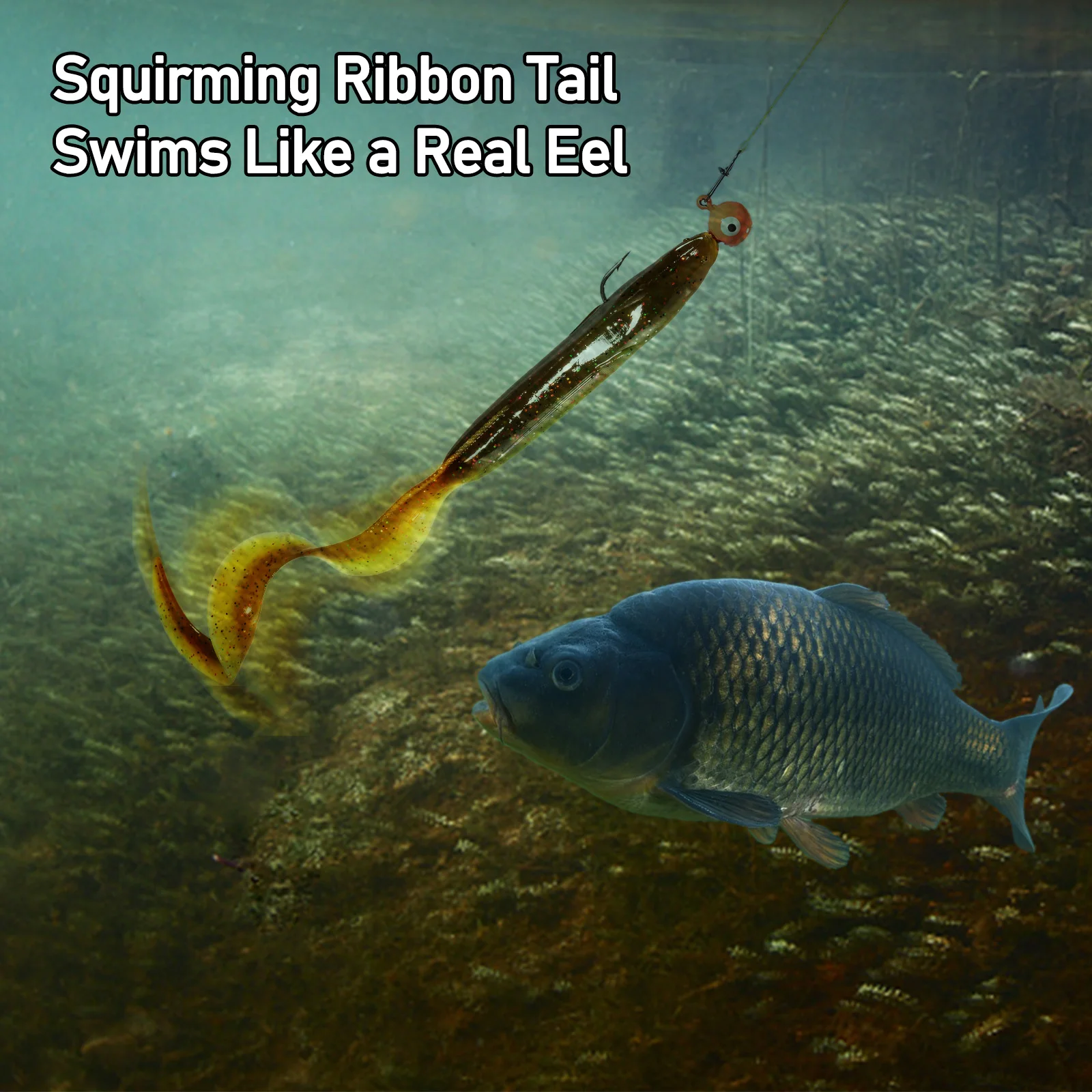 Señuelo Anguila de Vinilo – Swimbait para Jigging en Agua Salada - imagen 5