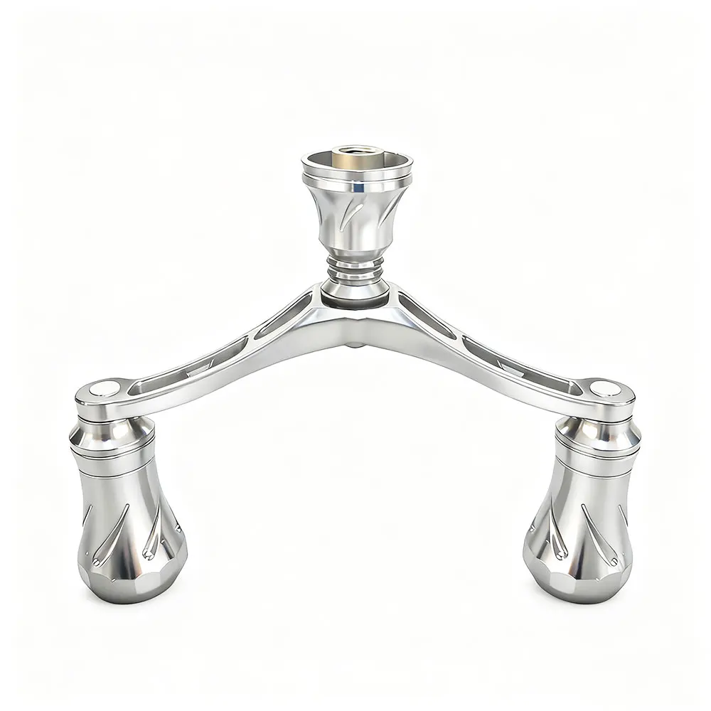 Carrete giratorio fuerte totalmente metálico con doble mango para carrete de pesca SHIMANO/DAIWA, mango eléctrico EXCELER/STRADIC/TATULA/STELLA/ULTEGRA - imagen 4