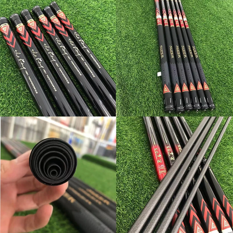 8M/10M/12M/14M/16M/17M súper ligero largo duro 19H 40T caña de pescar de mano de fibra de carbono caña de pescar telescópica caña de pescar - imagen 5