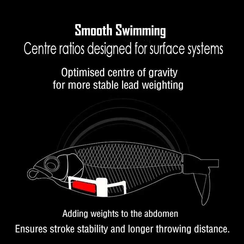 1 Uds 6g/10g lápiz flotante ruido señuelo superficie Wobbler cebo duro giratorio 65mm/80mm Spinnerbait autónomo LUYA BAITS - imagen 5