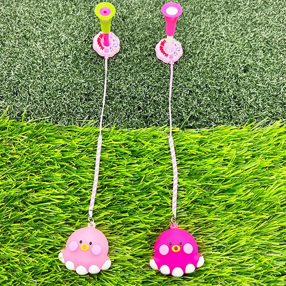 Portatees de golf Octopus con anillo antipérdida y correa - imagen 4