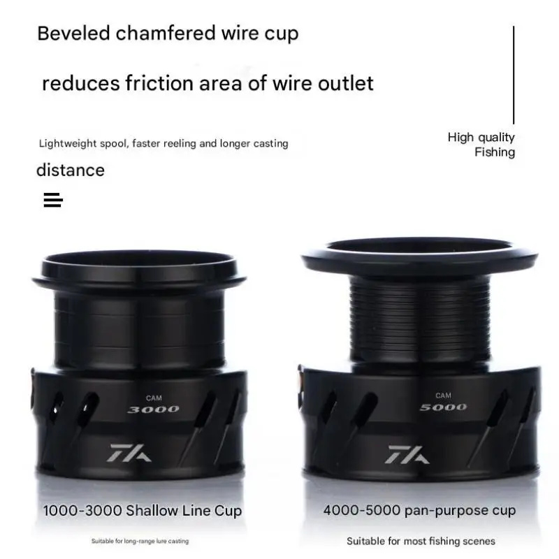 Carrete giratorio Mavllos KAM totalmente sellado 6,2: 1 de alta velocidad, arrastre máximo de 11 kg, carrete de pesca ligero de agua salada 2000-5000 - imagen 5