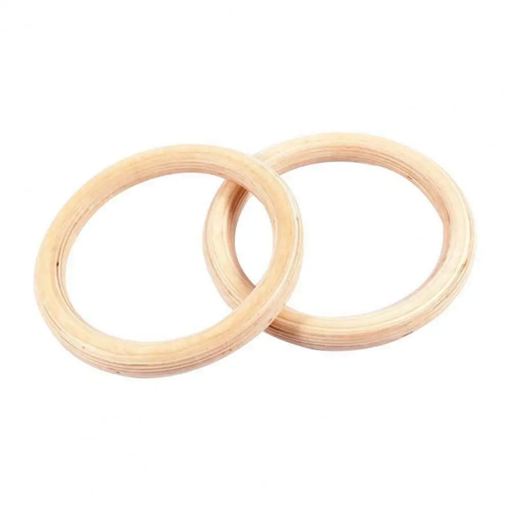 Anillos de gimnasia, hebillas de madera para tirar hacia arriba, entrenador de 28/32mm, anillos para ejercicio físico, gimnasio, Fitness, Yoga, anillo de entrenamiento de fuerza de hombro - imagen 5
