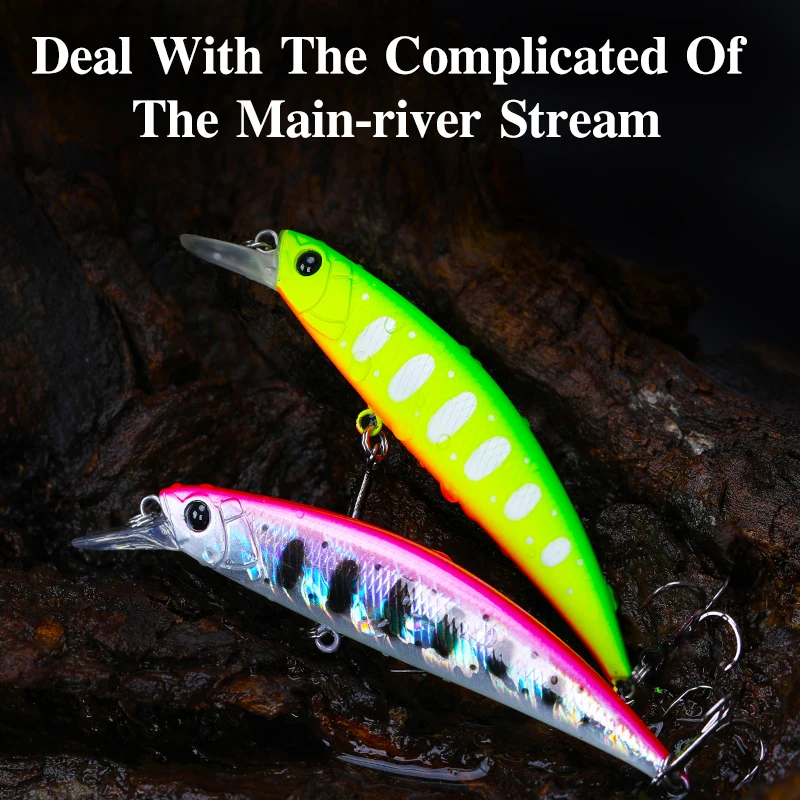 Señuelo Minnow Tsurinoya 80S Hundido 8cm - imagen 4